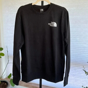 The North Face Classic Crew Sweatshirt Black Small NWT Minimalist Athleisure